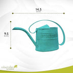 Headwind Willow Decorative Watering Can, 0.5 Gallon Small Metal Watering Can for Indoor Plants & Garden, Vintage Galvanized Steel, Long Spout, Indoor & Outdoor – Surf Blue - Image 2