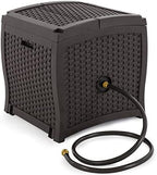 Suncast Hose Reel with Smart Trak Hose Guide, Water-Tight Connection, Durable Resin Construction, 225' Hose Capacity, Brown, Made in the USA by Unknown