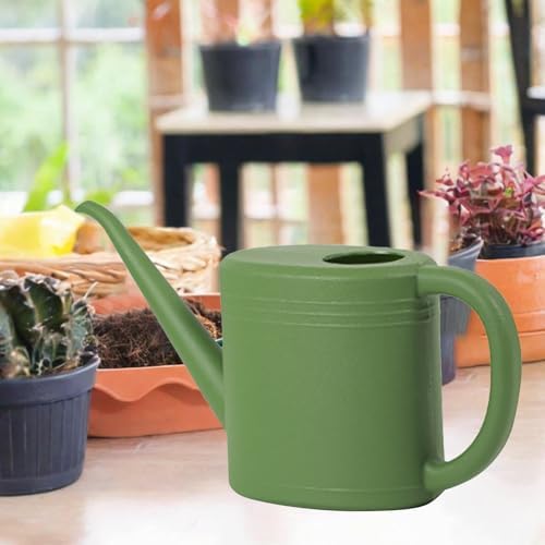 Galvanized Watering Can for Indoor Outdoor Garden Flower Irrigation Long Spout Metal Watering Pot with Detachable Shower Head Rustproof for Greenhouse Patio Balcony Use (A, One Size) - Image 2