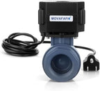 3/4" UPVC Motorized Ball Valve - 2 Wire Auto Return Electric Water Valve Normally Closed with Full Port, 110-230V AC Automatic Ball Valve With U.S.Plug, IP67 by movafaFH
