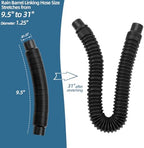 Rain Barrel Diverter Kit for 2x3" Downspout - Rain Water Diverter Connector System Fits Rectangular Downspouts, Converts Plastics Barrel into Rain Barrel (Pack of 2) - Image 7