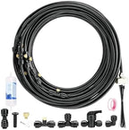 Garden Mister System, Outdoor Heat Relief - Sprayer, Water Tubing, Patio by Unknown