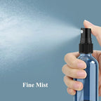 Wedama Spray Bottle, 4 oz Fine Mist Glass Spray Bottles, Little Refillable Liquid Containers for Watering Flowers Cleaning (16 Pack Indigo Blue) - Image 2