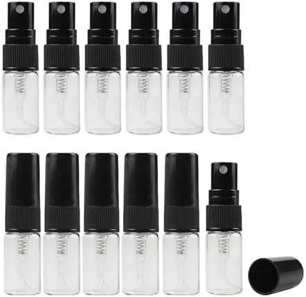 50pcs Empty Glass Spray Bottles Mini Perfume Atomizer Travel Sample Vials - Image 2