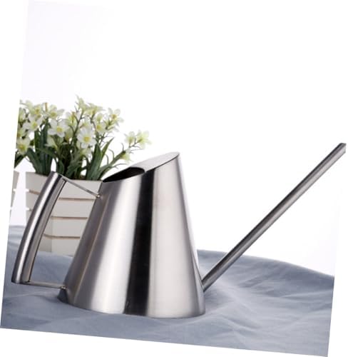 Watering Can for Houseplants Stainless Steel 400ml with Long Spout - Image 4