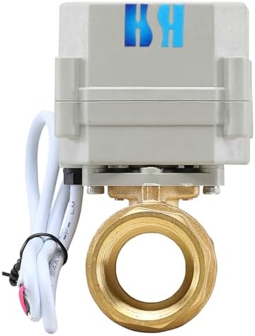 2 Way Brass 1" 12VDC 9-24VDC 0-10V NPT Proportional Integral Modulating Control Motorized Ball Valve - Image 3