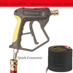 GDHXW Short Pressure Washer Gun with Quick Connection 5000PSI, Light Duty Foam Cannon Thick Foam Blaster, 5 Nozzle Tips,For Pressure Washer - Image 3