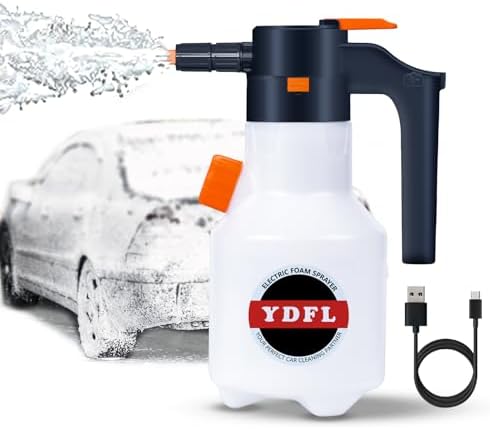 Electric Foam Sprayer 2L,Pressurized Sprayer with Charge by YDFL