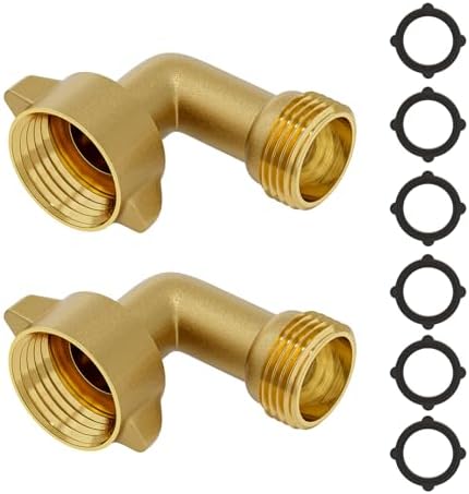 SPECILITE 50ft 304 Stainless Steel Garden Hose + 90 Degree Garden Hose Elbow Hose Adapter - Image 6