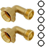 SPECILITE 100ft 304 Stainless Steel Garden Hose Metal + 90 Degree Garden Hose Elbow - Image 6