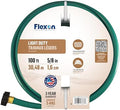 Flexon FR58100 5/8-Inch x 100-Foot 3-Ply Light Duty Garden Hose,Green by Flexon