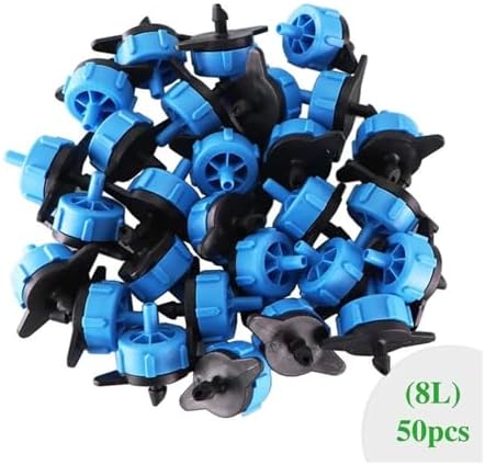 2L 4L 8L Fixed Flow Pressure Compensating Dripper Emitters - Image 2