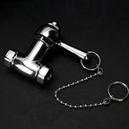 Self-Closing Heavy Duty Shower Valve with Pull Chain, Chrome - Image 3