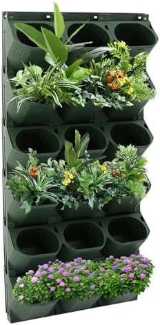 36-Pot Vertical Wall Planter Self Watering Indoor Garden by Unknown