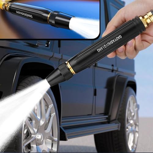 2026 Upgraded High Pressure Hose Nozzle, High Pressure Jet Sweeper Spray Nozzle with Leak-Proof Design, Adjustable Metal Garden Hose Sprayer for Car Wash, Lawn, Patio Cleaning (3 Pack) - Image 6