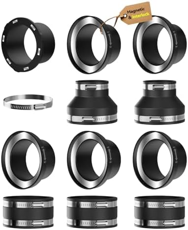 4‘’ magnetic dust collector fittings for 5 woodworking shop vacuum cleaners by JoinerJetly