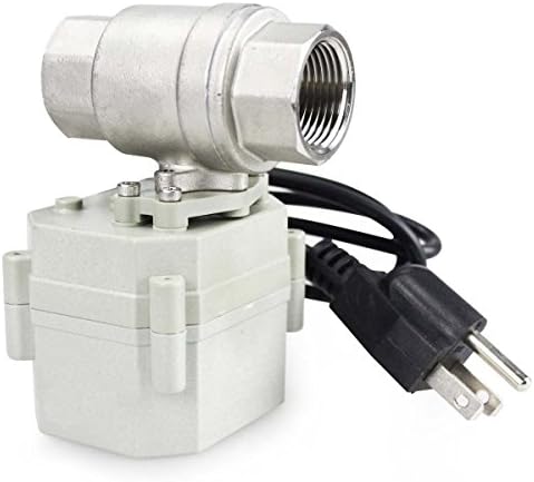 1/2" DN15 110-230VAC Normally Open CF8/Stainless Steel 304 Motorized Electrical Ball Valve With U.S. Plug (1/2 Inch, Normally Open) - Image 3