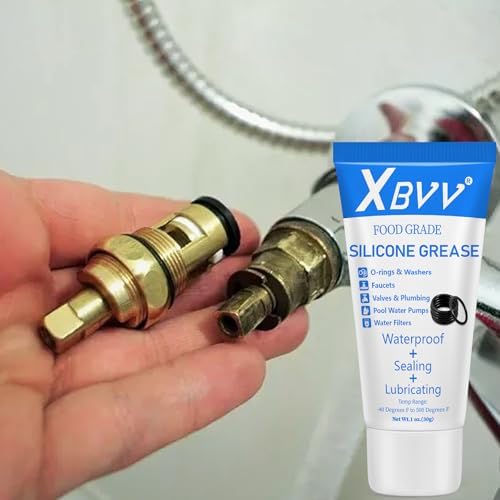 XBVV 4 Pack Silicone Grease and 32 Size 258 PC Faucet and Plumbing Rubber Washers Kit for Assorted Garden Hose Valve Spigot Splitter Outdoor Faucet Shower Gasket Repair - Image 7