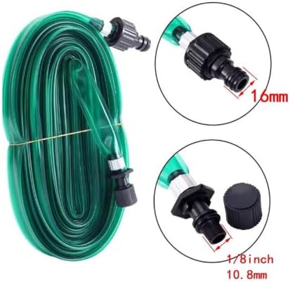 Sprinkler Soaker Hose Drip Hose Sprinkler Set Garden Lawn Watering Irrigation Spray Hose for Garden Lawn Irrigation System(10m) - Image 2