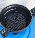 UFO Rain Barrel 4” Mini Docking Diverter with Overflow Hose for Poly Drums (White) - Image 6