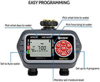 Eden Digital Programmable Water Timer + Flex Design Above Ground Irrigation Garden Sprinkler System - Image 4