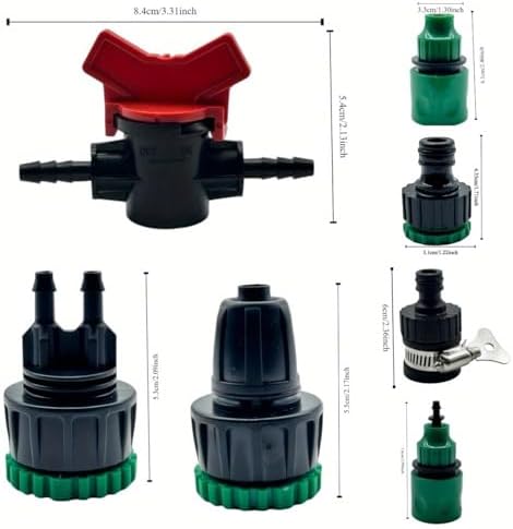 25M Drip Irrigation System Garden Watering System for Raised Garden Bed, Yard, Lawn, Greenhouse Garden Greening Automatic Irrigation System (25M) - Image 6