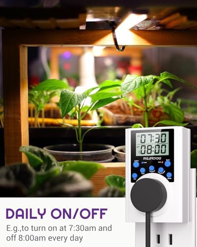 NEARPOW Programmable Digital Timer Outlet, Infinite Cycle, 2-Pack - Image 6