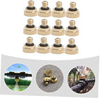 SUPVOX 48pcs Outdoor Cooling Fan Misters Brass Misting Nozzles Spray Mister Nozzle - Image 2