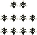 Garden Lawn Sprinkler Irrigation System Set of 10 Pieces of Five Fog Cooling Nozzles Garden Greenhouse Adjustable Spray Nozzle with 1/2 Inch Connector for Micro Irrigation IT105 by Unknown