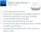 YoLink LoRa Smart Water Leak Protection System, Including 3/4" Commercial Grade Smart Motorized Stainless Steel Valve, (3) Water Leak Sensors, Hub: Up to 1/4-Mile Range, IFTTT, Alexa, Home Assistant - Image 3