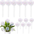 12 Pcs Glass Self Watering Globe Iridescent Rainbow Plant Watering Globe by Suclain