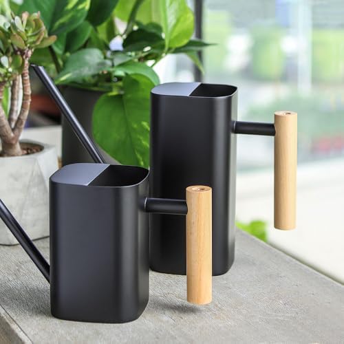 Black Watering Can, 800ml/27oz for Indoor Plants - Image 5