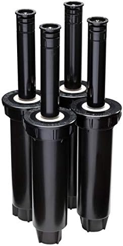 Rain Bird 1804DSH4PK Pro Dual Spray Pop-Up, Half, 8-15 Feet, 4", 4-Pack by RainBird