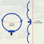 ZZM 360°Tree Water System Tree Watering Ring Circle Sprinkler and Irrigation System Targeted Water with Y Hose Splitter for New Tree Outdoor Plants Raised Garden Beds Shrubs (Small) - Image 5