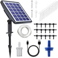 Generic Solar Watering System for Garden, 15M Tubing and Timer, Solar Powered Irrigation Kit, 15 Drip Emitters, Adjustable Nozzles, Automatic Watering by Unknown