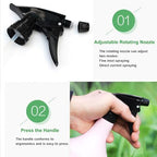 30 Pack Spray Bottle Nozzles, Heavy-Duty Stream Trigger Spray Nozzle Replacement Parts Adjustable Head Sprayer with Mist Stream Sprayer Fits 8oz /16oz Spray Bottles Round 28/400 Neck Bottles (Black) - Image 4