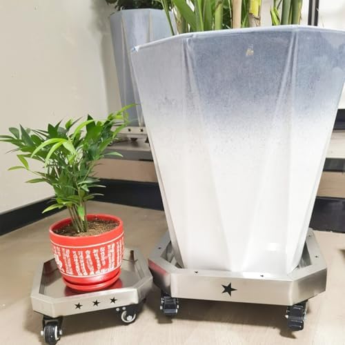 Drip Tray for Bottom Watering, Heavy Duty Large Pan with Silent Pulley for Indoor and Outdoor Plants, Efficient Water Collection and Easy Maintenance - Image 2