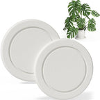 Diatomaceous Earth Plant Saucer, Round Pot Saucers, 2 Pcs 12 Inch by Creproly