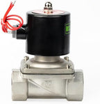 U.S. Solid 1-1/4 in Stainless Steel Electric Solenoid Valve, AC 110 V, Normally Closed, FKM Seal, 24 Cv, Semi-Direct, for Water Air Gas and Fuel - Image 4