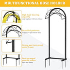 Garden Hose Holder Stand with Pattern Heavy Duty Freestanding Holds - Image 3
