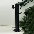 304 Stainless Steel Cylindrical Vertical Garden Water Column with Hose Stand ,Outdoor Anti-Freeze Faucet Column Watering Fountain Irrigation Post,Yard Water Dispenser Hydrant Floor Mount Water Tap by Unknown