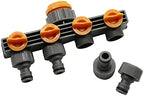 Hose Connector Adapter 1 European Standard Threaded Faucet Adapter For 4-way Hose Distributor With 1/2" -3/4" -1" Internal Threaded Garden Hose (Color : Yellow) - Image 6