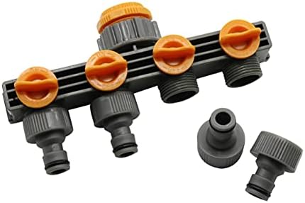 Hose Connector Adapter 1 European Standard Threaded Faucet Adapter For 4-way Hose Distributor With 1/2" -3/4" -1" Internal Threaded Garden Hose (Color : Blue) - Image 6