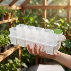 COLLBATH Inch Self Watering Square Propagation Pots with Tray - Image 7