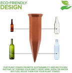 pureza Ceramic Self Watering Spikes 6 Pack, Terracotta Plant Waterer for Indoor Outdoor Pots - Image 5
