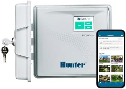 Hunter PRO-HC WiFi Sprinkler Controller, 6 Zone Smart Irrigation Timer by HunterIndustries