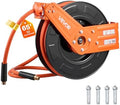 VEVOR Retractable Air Hose Reel, 1/2 Inch x 65 FT Rubber Air Hose Max 300PSI, Auto Rewind Air-Compressor Hoses Reel with 5 ft Lead in, Ceiling/Wall Mount for Garage Workshops by VEVOR