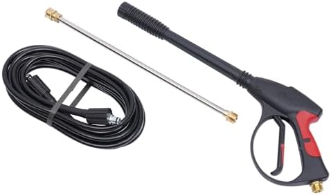 Pressure Washer Gun 3000PSI High Pressure Washer Trigger Spray Gun with Power Wash Extension Wand, 5 Nozzle Tips, Quick Connection Kit, for High Pressure Foam Cannon Car Wash - Image 3