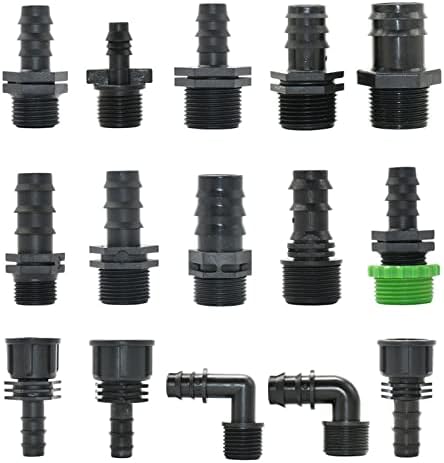 Garden Irrigation Tubing Fitting 16 20 25mm Tube Tee Elbow Equal Barb Connector End Plug Reducer Tee Micro Drip Adapter 5Pcs (Color : 25mm Tee) - Image 7
