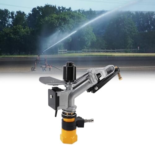 Impact Sprinkler 360 Degree Auto Rotating Large Area Irrigation Sprinkler with 1 Inch FNPT Interface for Yard Garden Lawn - Image 2